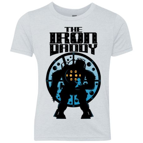 T-Shirts Heather White / YXS The Iron Daddy Youth Triblend T-Shirt