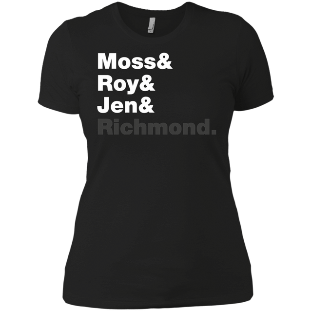 T-Shirts Black / X-Small The IT Crowd Staff Women's Premium T-Shirt