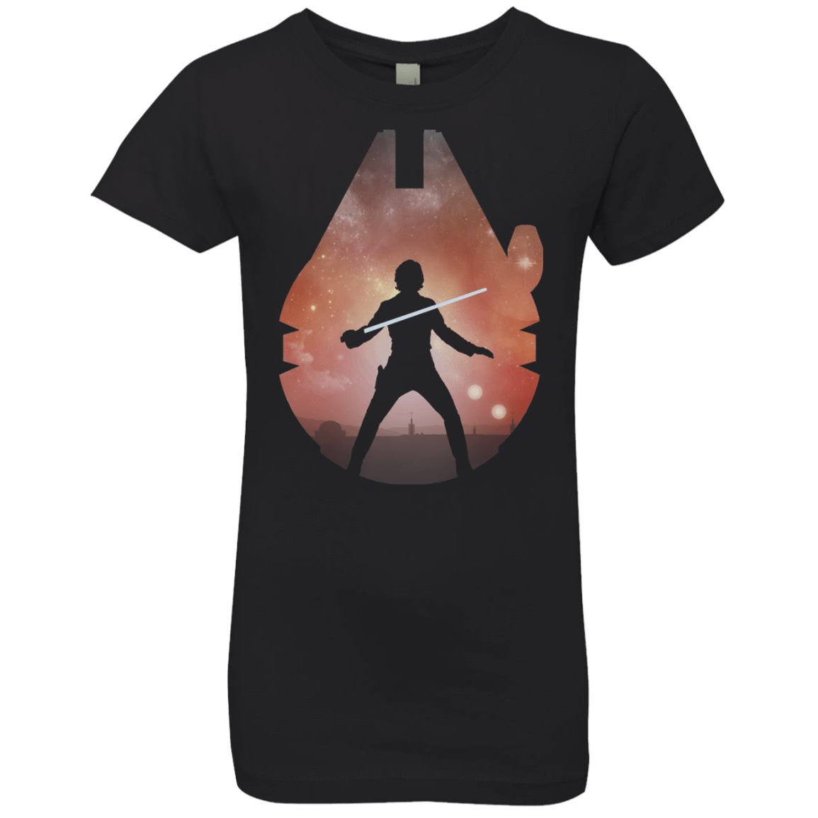 T-Shirts Black / YXS The Jedi Girls Premium T-Shirt