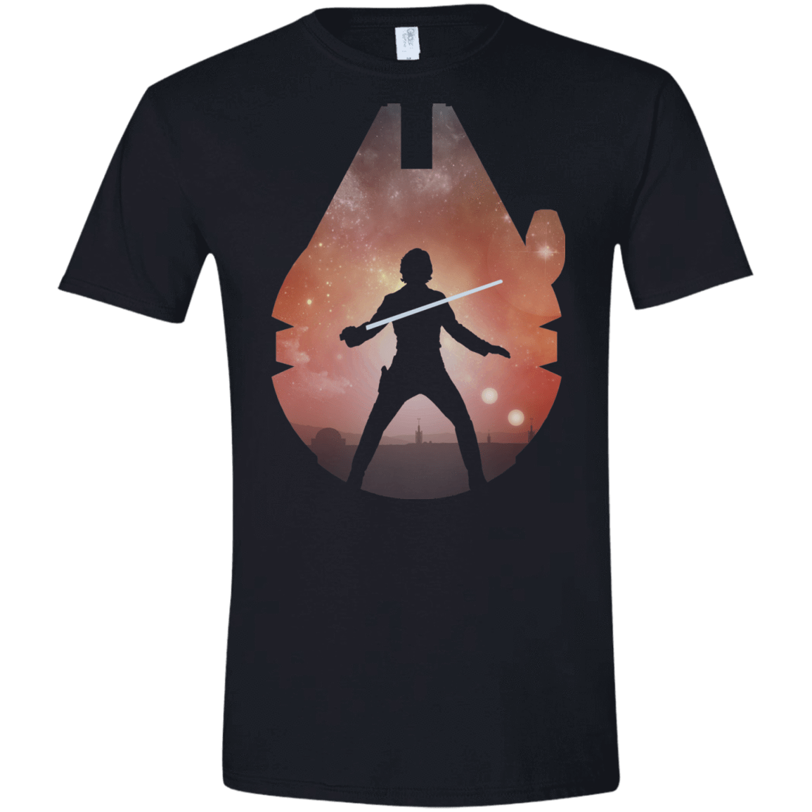T-Shirts Black / X-Small The Jedi Men's Semi-Fitted Softstyle