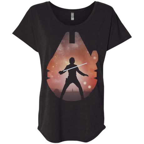 T-Shirts Vintage Black / X-Small The Jedi Triblend Dolman Sleeve