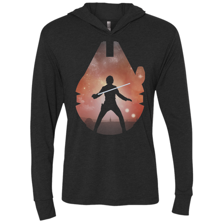 T-Shirts Vintage Black / X-Small The Jedi Triblend Long Sleeve Hoodie Tee