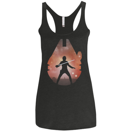 T-Shirts Vintage Black / X-Small The Jedi Women's Triblend Racerback Tank