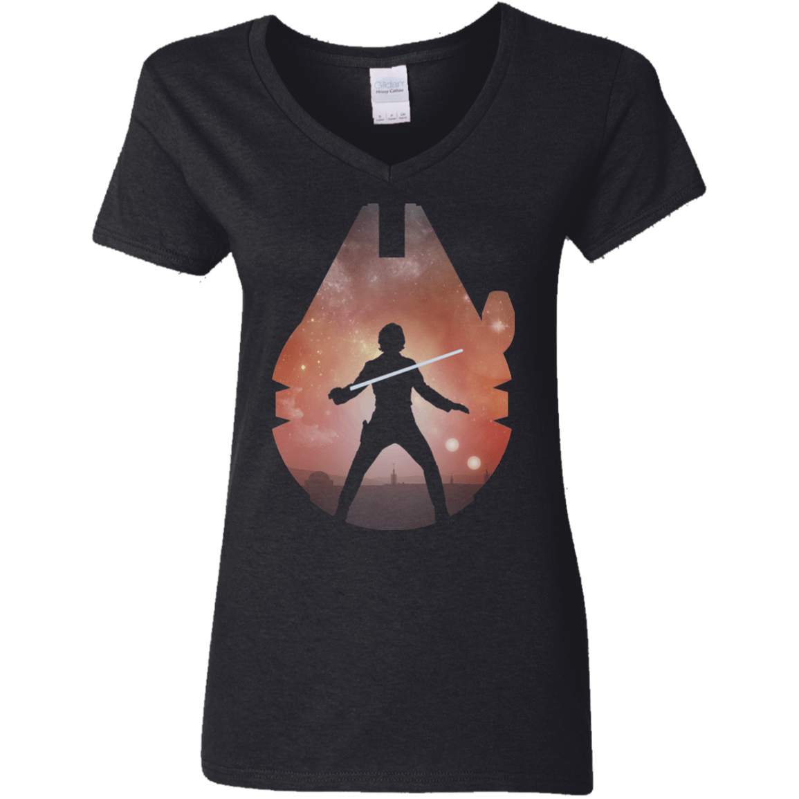 T-Shirts Black / S The Jedi Women's V-Neck T-Shirt