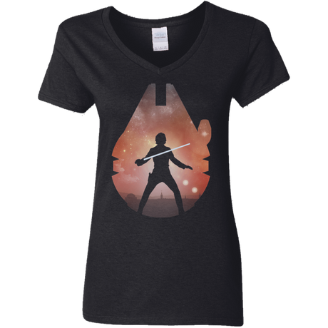 T-Shirts Black / S The Jedi Women's V-Neck T-Shirt