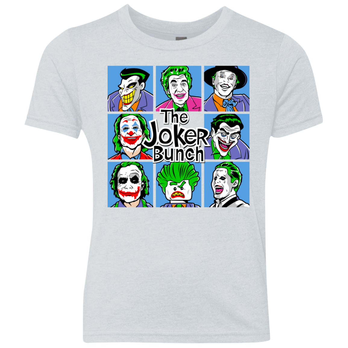 T-Shirts Heather White / YXS The Joker Bunch Youth Triblend T-Shirt