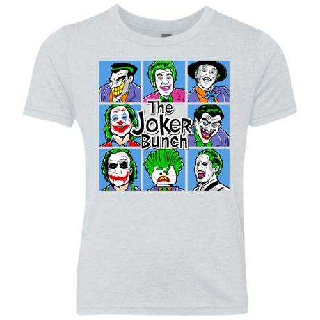 T-Shirts Heather White / YXS The Joker Bunch Youth Triblend T-Shirt