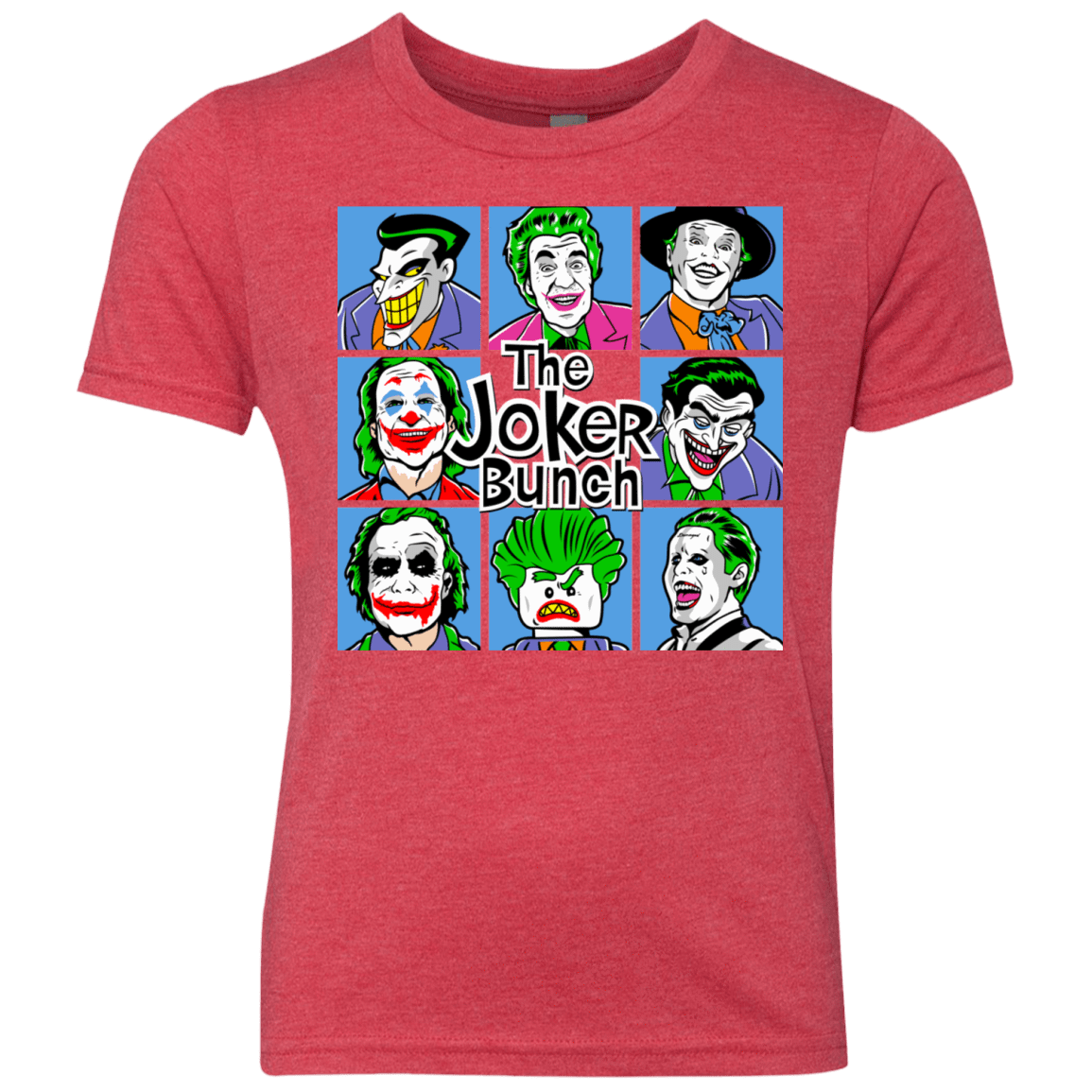 T-Shirts Vintage Red / YXS The Joker Bunch Youth Triblend T-Shirt