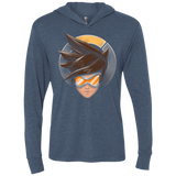 T-Shirts Indigo / X-Small The Jumper Triblend Long Sleeve Hoodie Tee