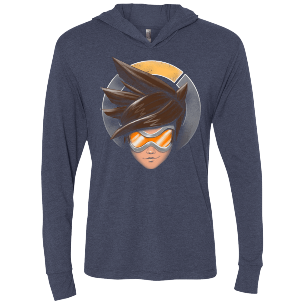 T-Shirts Vintage Navy / X-Small The Jumper Triblend Long Sleeve Hoodie Tee