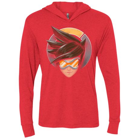 T-Shirts Vintage Red / X-Small The Jumper Triblend Long Sleeve Hoodie Tee