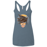 T-Shirts Indigo / X-Small The Jumper Women's Triblend Racerback Tank