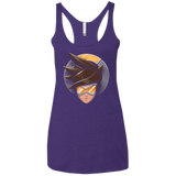 T-Shirts Purple Rush / X-Small The Jumper Women's Triblend Racerback Tank