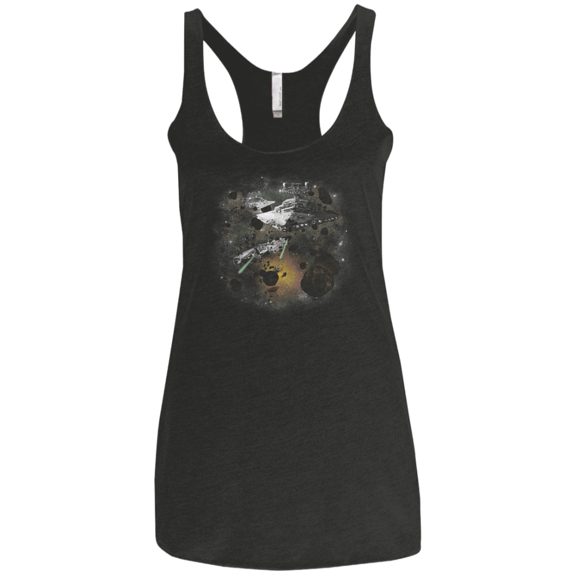 T-Shirts Vintage Black / X-Small The Kessel Run Women's Triblend Racerback Tank
