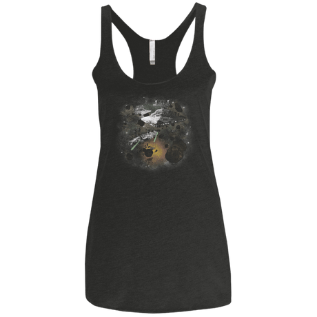 T-Shirts Vintage Black / X-Small The Kessel Run Women's Triblend Racerback Tank