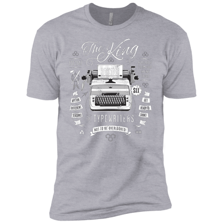 T-Shirts Heather Grey / YXS The King of Typewriters Boys Premium T-Shirt