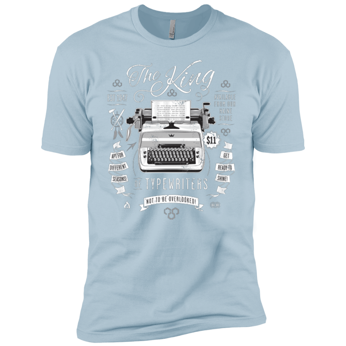 T-Shirts Light Blue / YXS The King of Typewriters Boys Premium T-Shirt