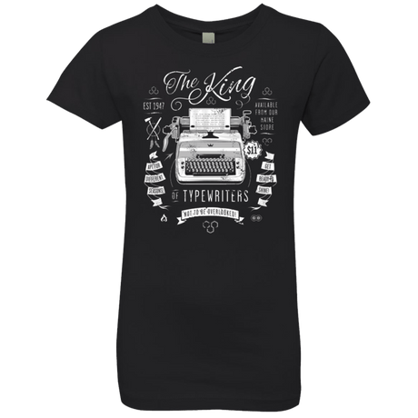 T-Shirts Black / YXS The King of Typewriters Girls Premium T-Shirt