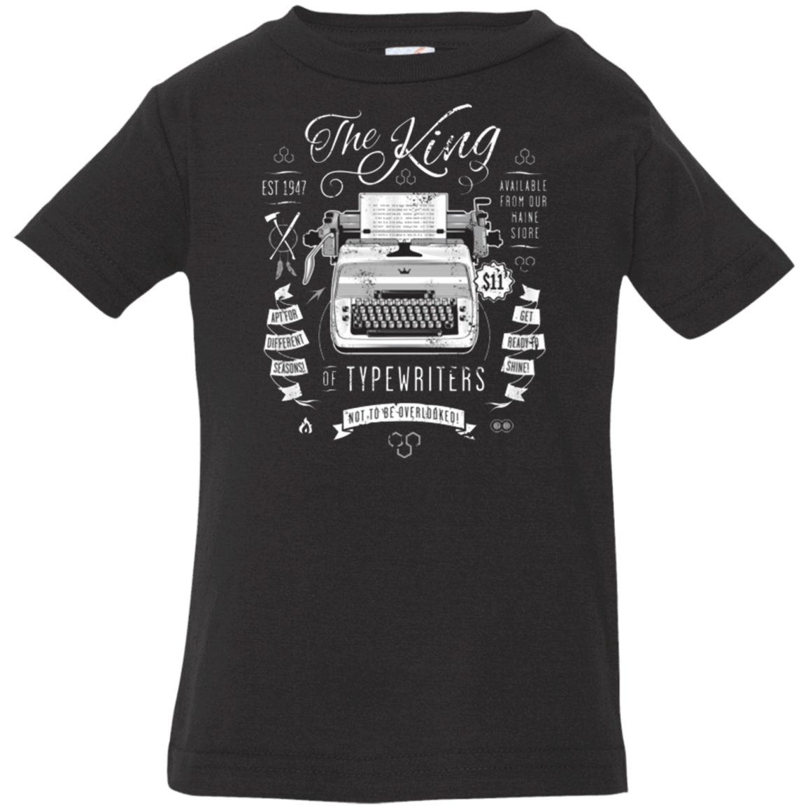 T-Shirts Black / 6 Months The King of Typewriters Infant Premium T-Shirt