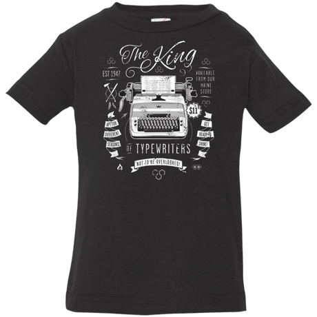 T-Shirts Black / 6 Months The King of Typewriters Infant Premium T-Shirt