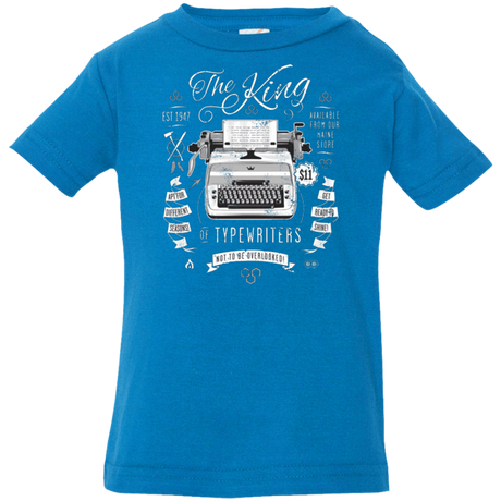 T-Shirts Cobalt / 6 Months The King of Typewriters Infant Premium T-Shirt