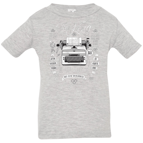 T-Shirts Heather / 6 Months The King of Typewriters Infant Premium T-Shirt