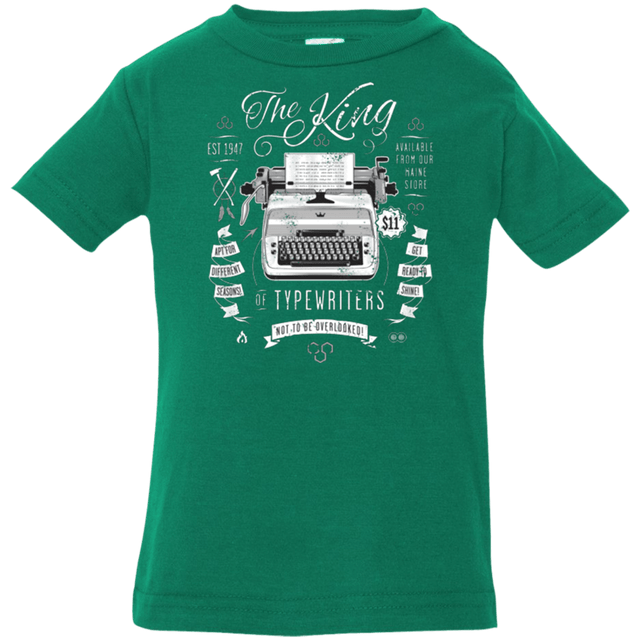 T-Shirts Kelly / 6 Months The King of Typewriters Infant Premium T-Shirt