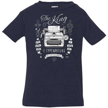T-Shirts Navy / 6 Months The King of Typewriters Infant Premium T-Shirt