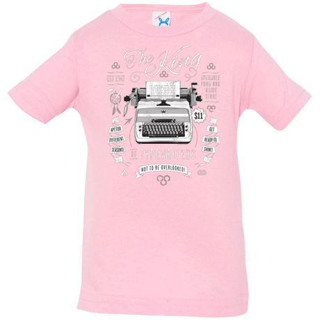 T-Shirts Pink / 6 Months The King of Typewriters Infant Premium T-Shirt