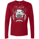 T-Shirts Cardinal / Small The King of Typewriters Men's Premium Long Sleeve