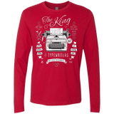 T-Shirts Red / Small The King of Typewriters Men's Premium Long Sleeve