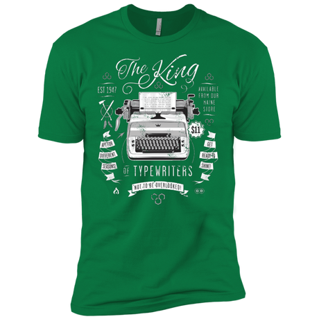 T-Shirts Kelly Green / X-Small The King of Typewriters Men's Premium T-Shirt