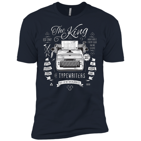 T-Shirts Midnight Navy / X-Small The King of Typewriters Men's Premium T-Shirt
