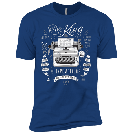 T-Shirts Royal / X-Small The King of Typewriters Men's Premium T-Shirt