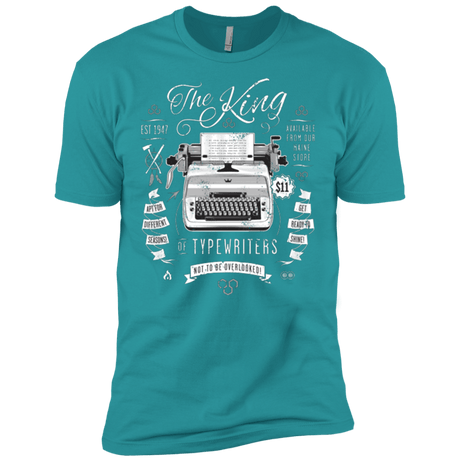 T-Shirts Tahiti Blue / X-Small The King of Typewriters Men's Premium T-Shirt