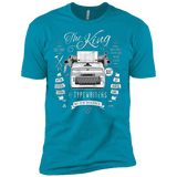 T-Shirts Turquoise / X-Small The King of Typewriters Men's Premium T-Shirt