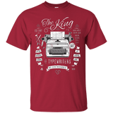 T-Shirts Cardinal / Small The King of Typewriters T-Shirt