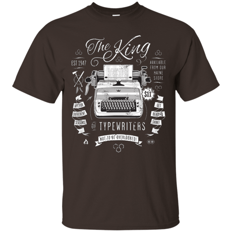 T-Shirts Dark Chocolate / Small The King of Typewriters T-Shirt