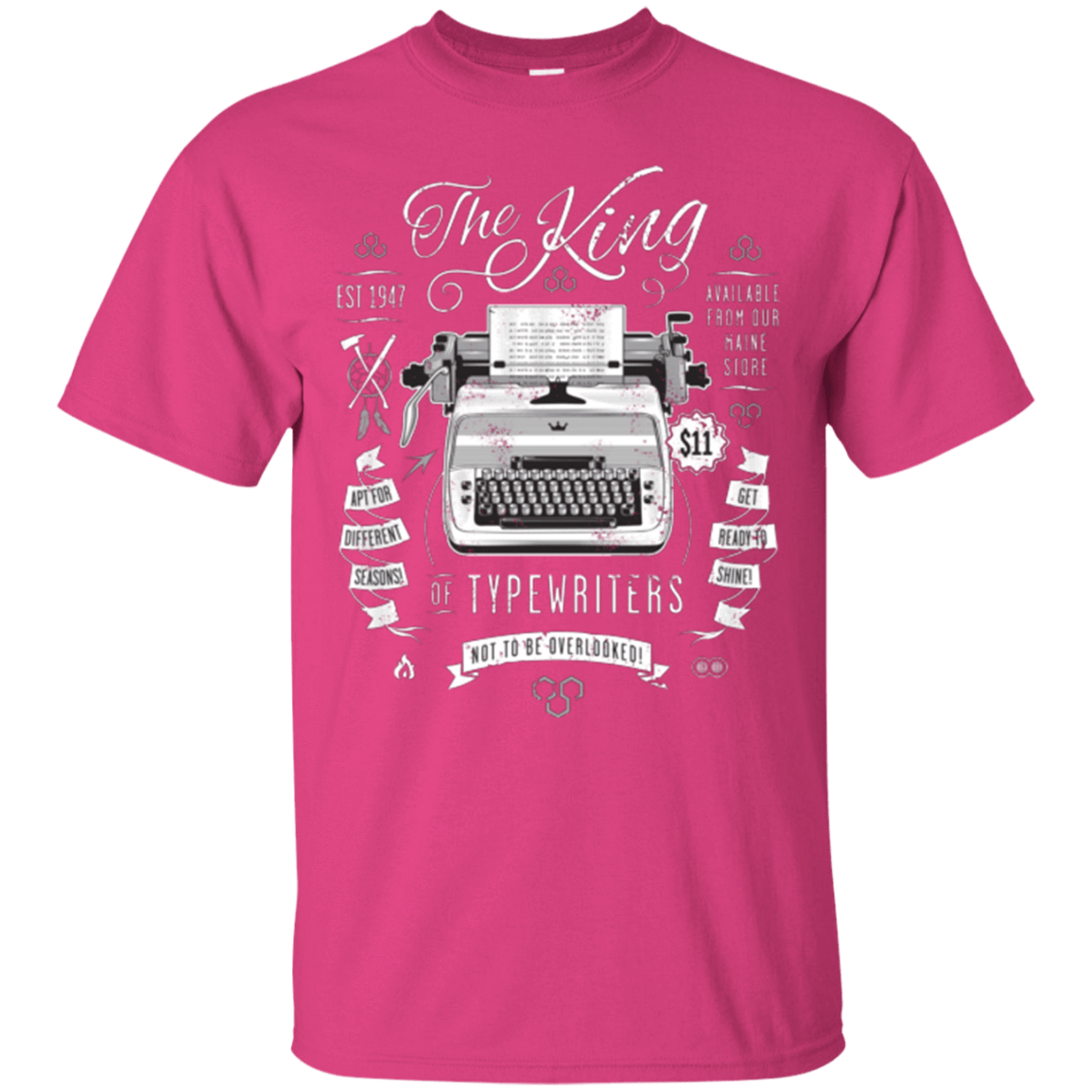 T-Shirts Heliconia / Small The King of Typewriters T-Shirt