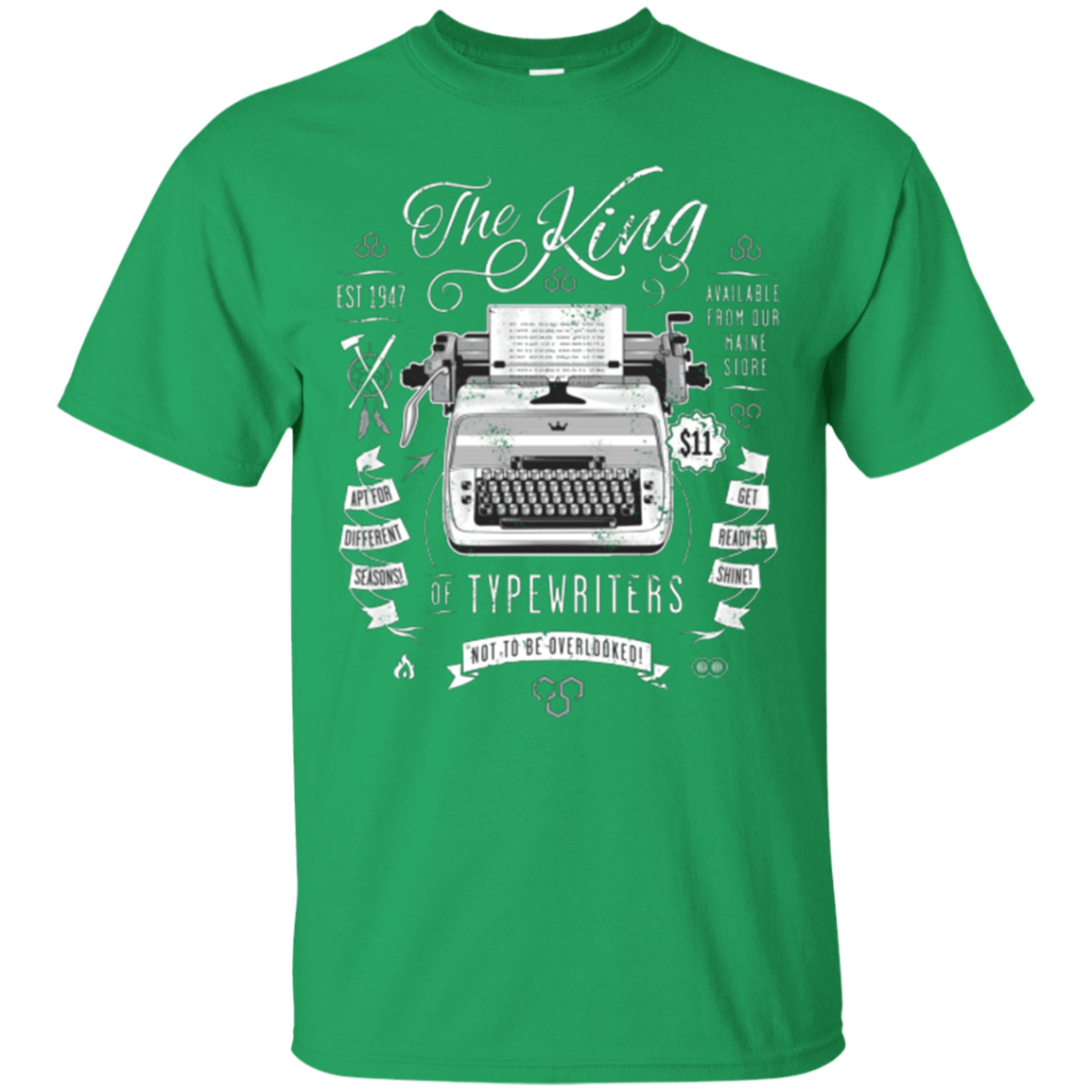 T-Shirts Irish Green / Small The King of Typewriters T-Shirt