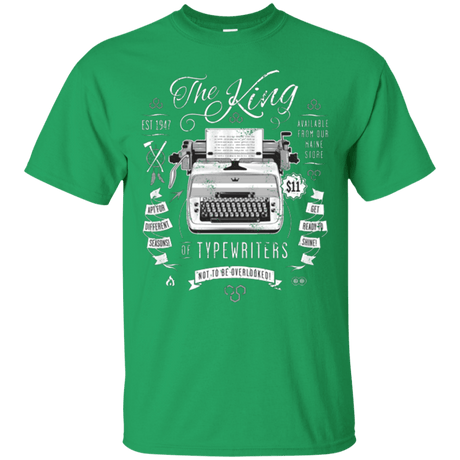 T-Shirts Irish Green / Small The King of Typewriters T-Shirt