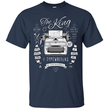 T-Shirts Navy / Small The King of Typewriters T-Shirt