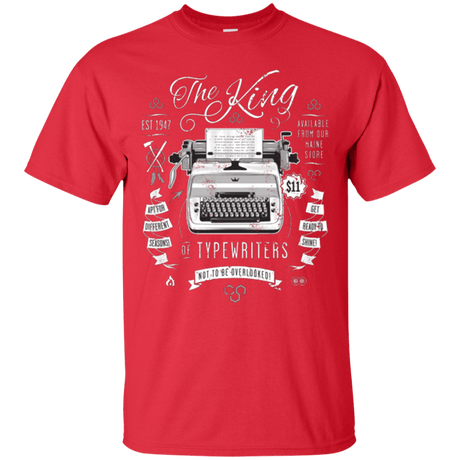 T-Shirts Red / Small The King of Typewriters T-Shirt