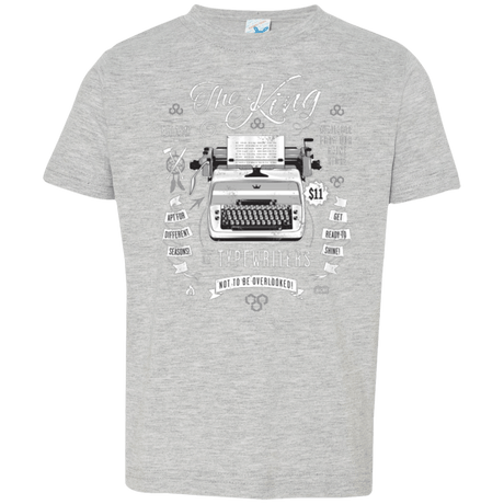 T-Shirts Heather / 2T The King of Typewriters Toddler Premium T-Shirt