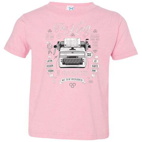 T-Shirts Pink / 2T The King of Typewriters Toddler Premium T-Shirt