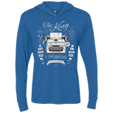 T-Shirts Vintage Royal / X-Small The King of Typewriters Triblend Long Sleeve Hoodie Tee