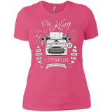 T-Shirts Hot Pink / X-Small The King of Typewriters Women's Premium T-Shirt