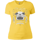 T-Shirts Vibrant Yellow / X-Small The King of Typewriters Women's Premium T-Shirt