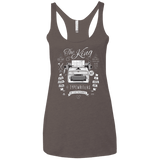 T-Shirts Macchiato / X-Small The King of Typewriters Women's Triblend Racerback Tank