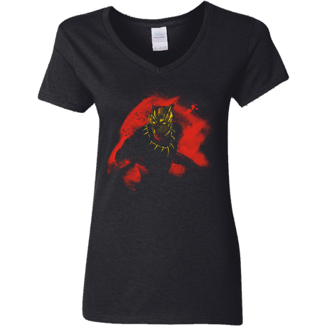 T-Shirts Black / S The King Women's V-Neck T-Shirt